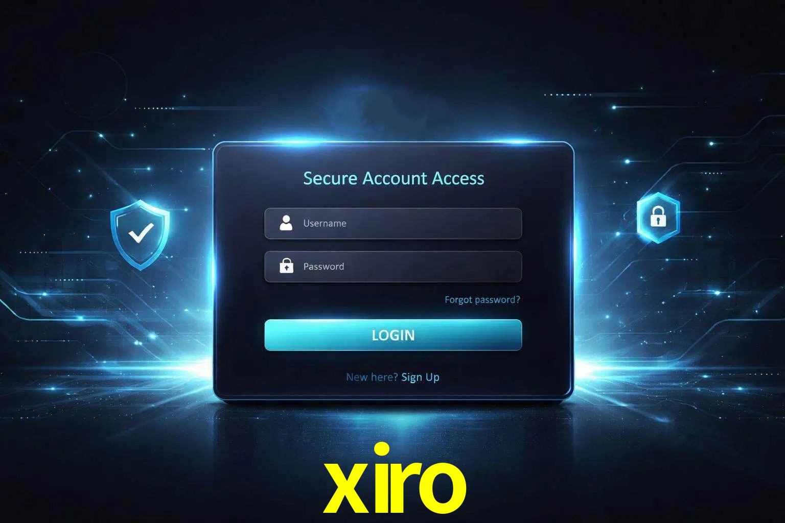 Pantalla de inicio de sesión de cuenta xiro para usuarios en México